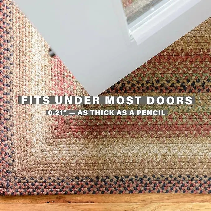 Gingerbread Jute Brown Oval Braided Rugs