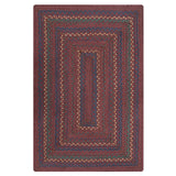 Jamestown Burgundy Jute Braided Rectangular Rugs