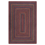 Jamestown Burgundy Jute Braided Rectangular Rugs