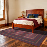 Jamestown Burgundy Jute Braided Rug