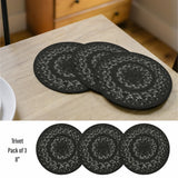Jet Black Braided Accessories