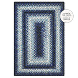 Juniper Blue Braided Rug