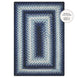 Juniper Blue Braided Rug