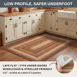 Gingerbread Jute Brown Oval Braided Rugs