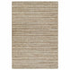 Laia Ultra Thick Hand Spun Jute Rug with Braided Stripes, Beige & Ivory