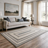 Birch Ivory Braided Jute Rugs for Country Decor