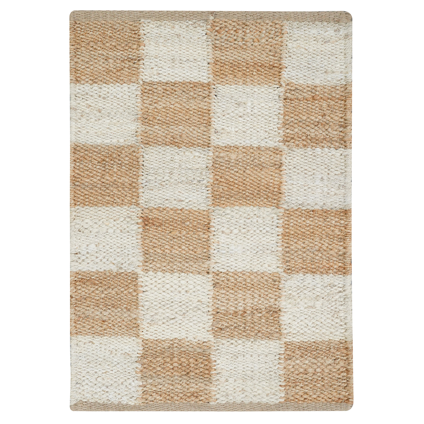 Mesa Checker Board Premium Jute Rug