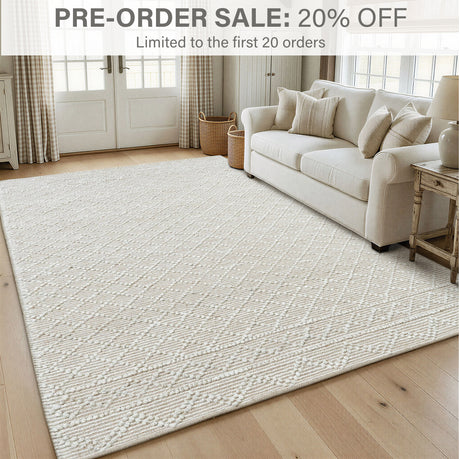 Mica Diamond Weaves Premium Jute Rug
