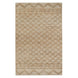 Nira Hand Spun Jute Rug, Raised Diamond Trellis with 3D Looped Yarn Detailing