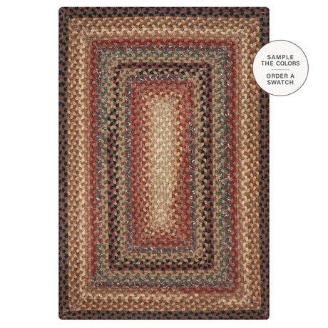Peppercorn Multi Color Cotton Braided Rug