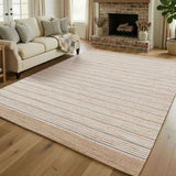 Remi Stripe Premium Jute Rug