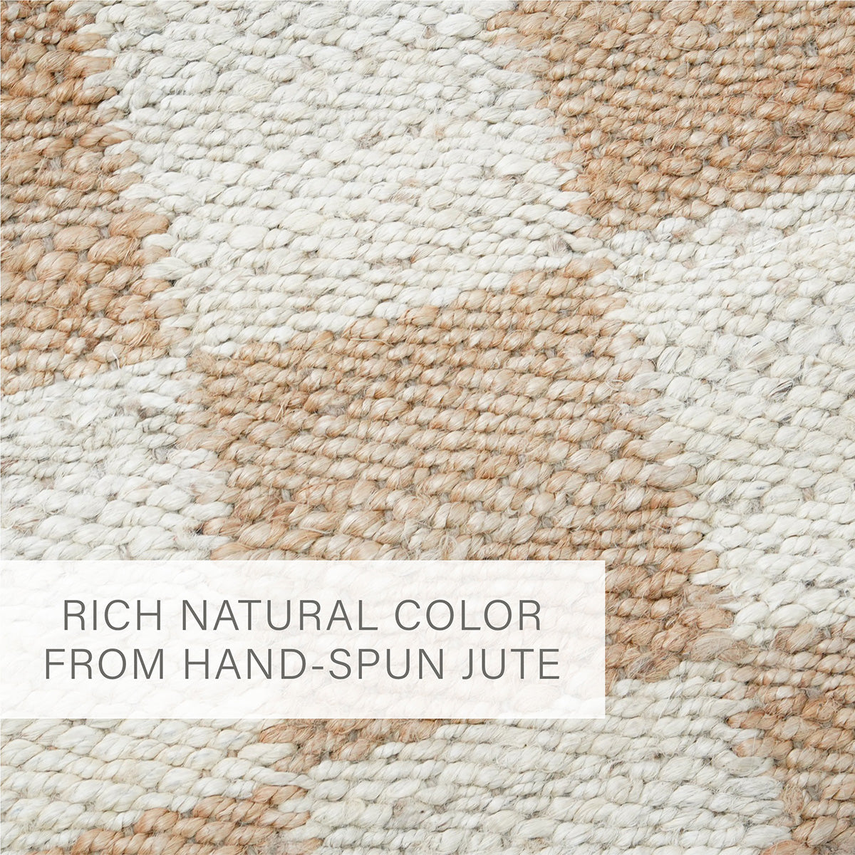 Mesa Checker Board Premium Jute Rug