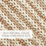 Laia Stripe Premium Handspun Jute Rug