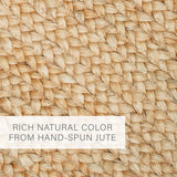 George Natural Premium Edition Handspun Jute Rug