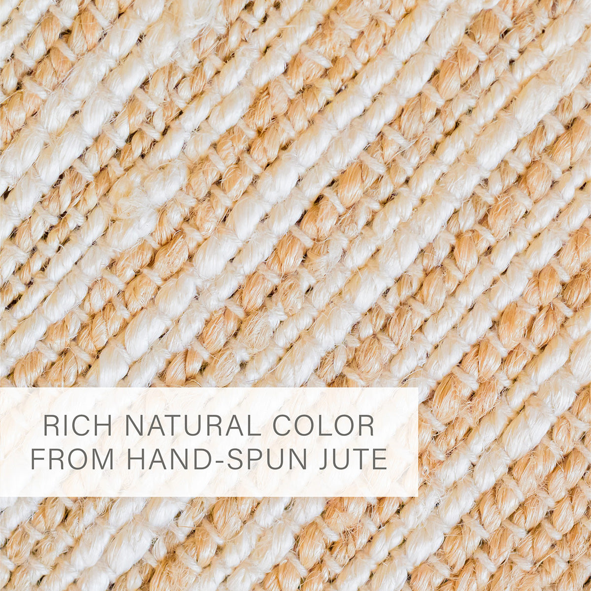 Reva Stripe Premium Jute Rug