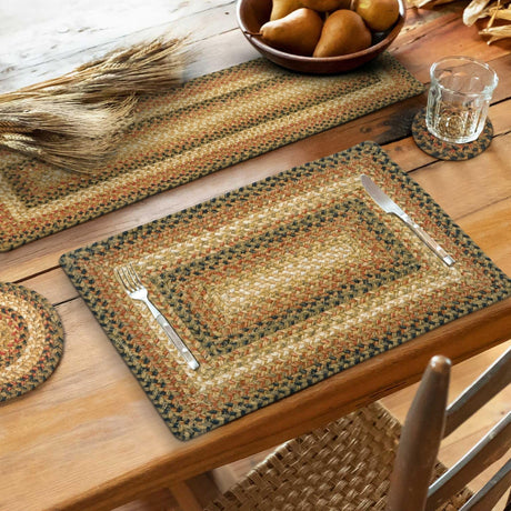 Russett Brown Braided Accessories