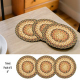 Russett Brown Braided Accessories