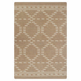 Dune Diamond Weaves Premium Jute Rug With Backing