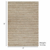 Laia Stripe Premium Handspun Jute Rug