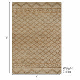 Nira Diamond Weaves Premium Jute Rug