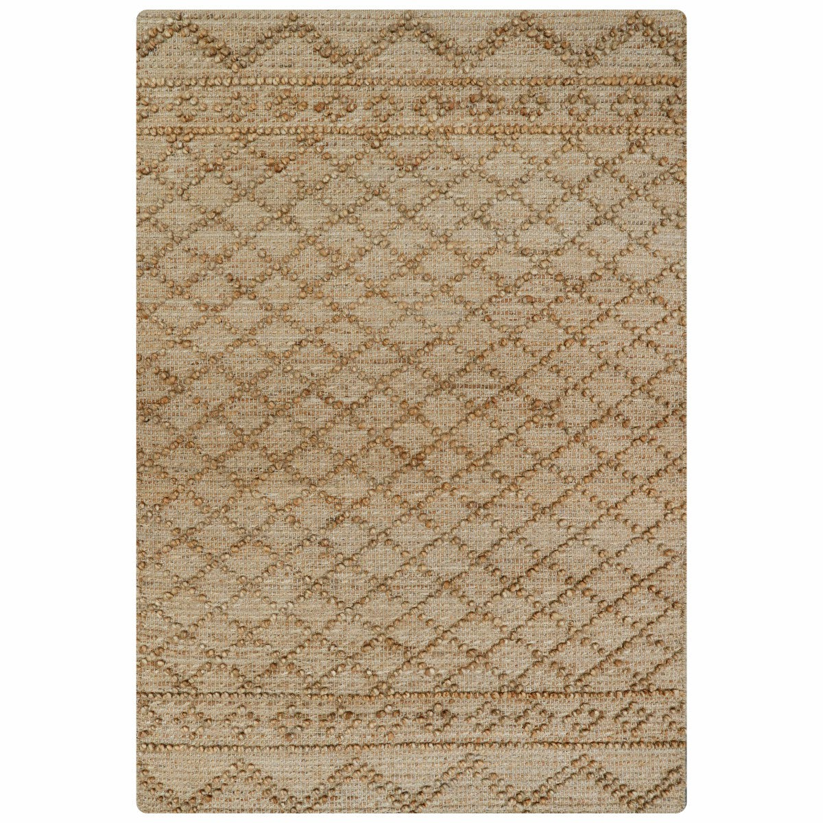 Nira Diamond Weaves Premium Jute Rug
