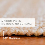 Reva Stripe Premium Jute Rug