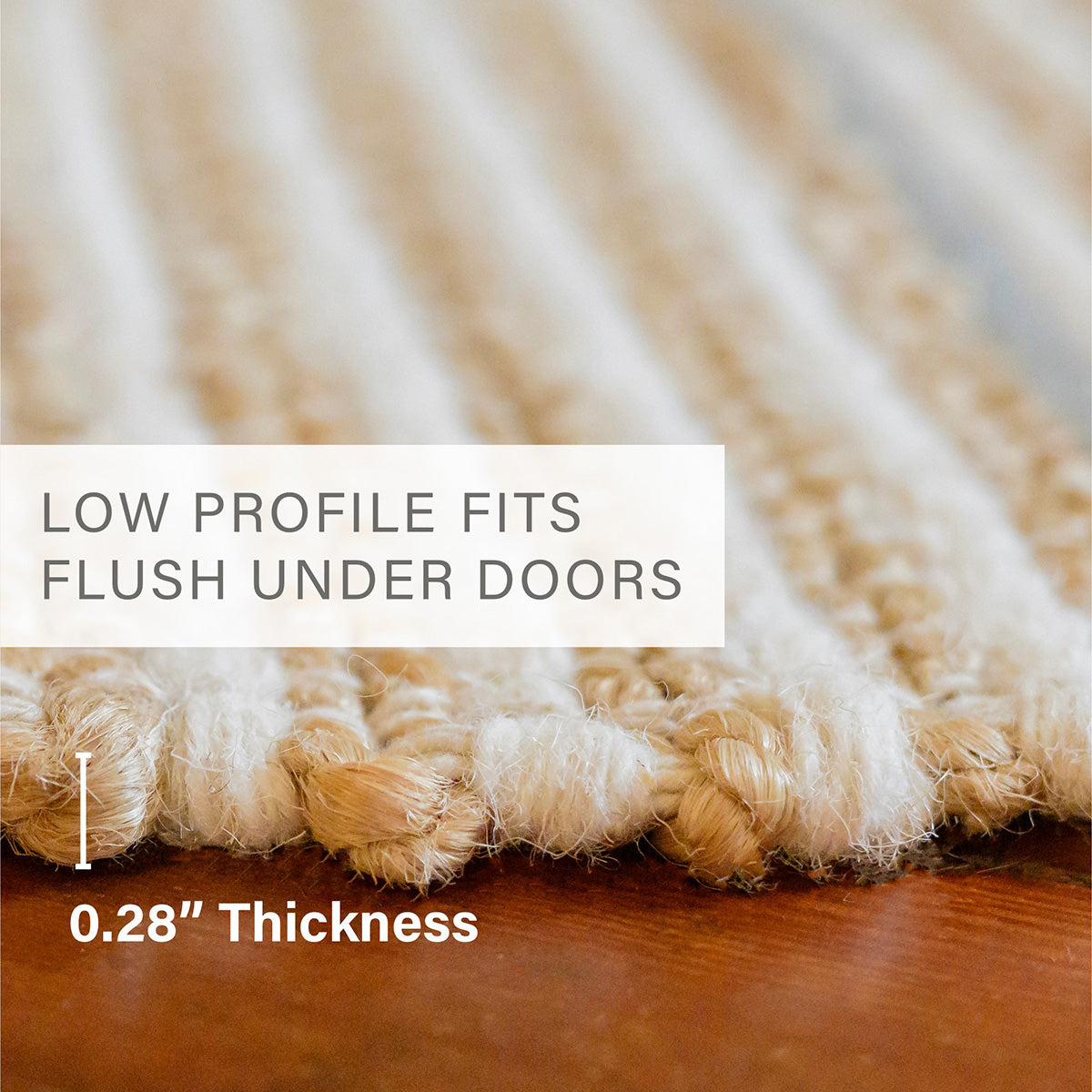 Remi Stripe Premium Jute Rug