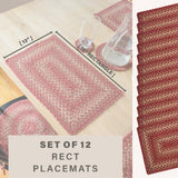 Apple Pie Red Jute Braided Accessories