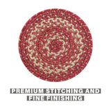 Apple Pie Red Jute Braided Accessories