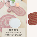 Apple Pie Red Jute Braided Accessories