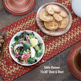 Apple Pie Red Jute Braided Accessories