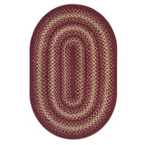 Autumn Maple Burgundy Jute Braided Accessories