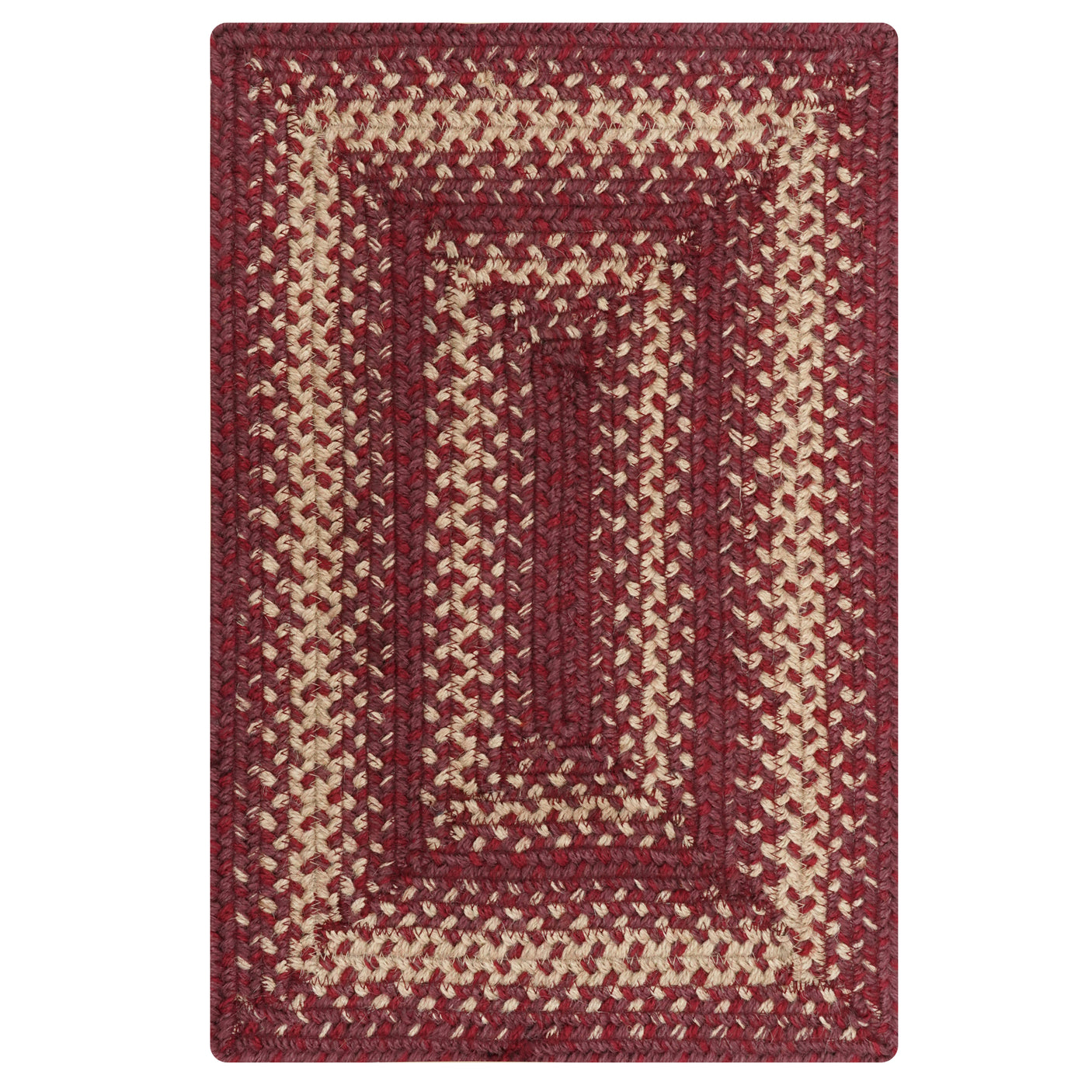 Autumn Maple Burgundy Jute Braided Accessories