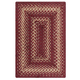 Autumn Maple Burgundy Jute Braided Accessories