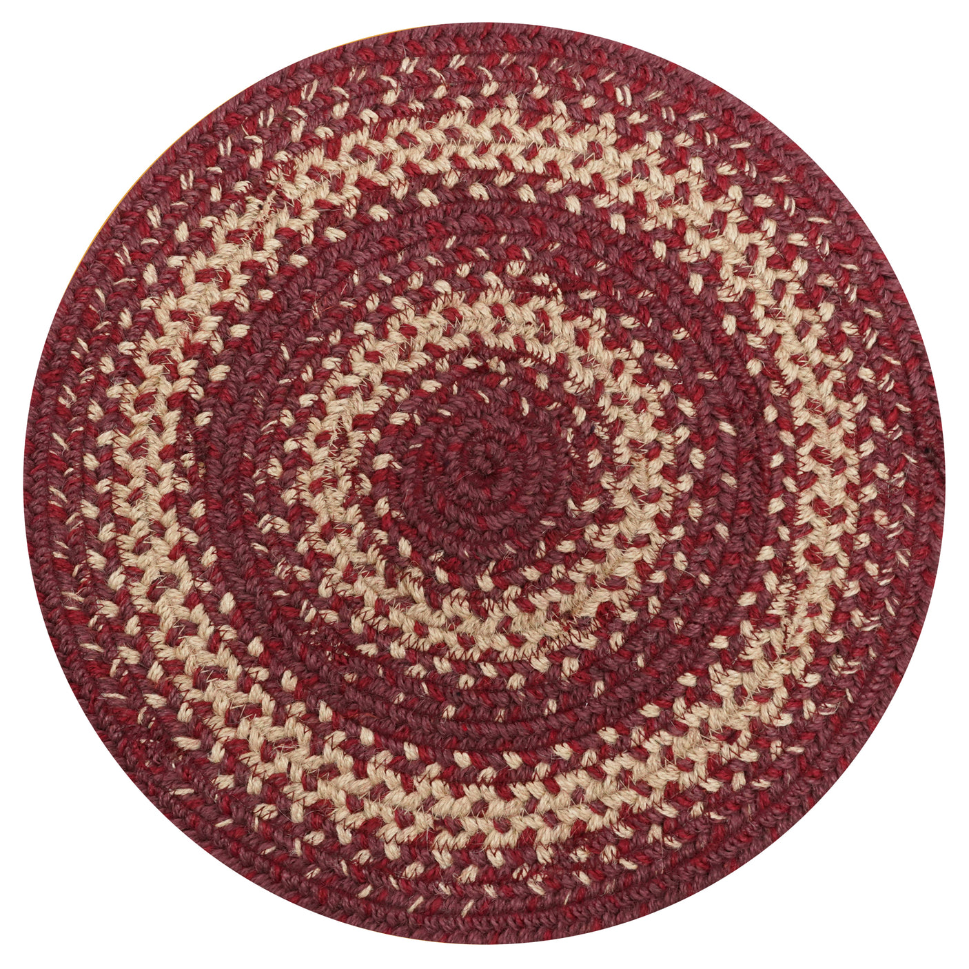 Autumn Maple Burgundy Jute Braided Accessories