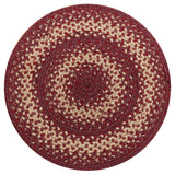 Autumn Maple Burgundy Jute Braided Accessories