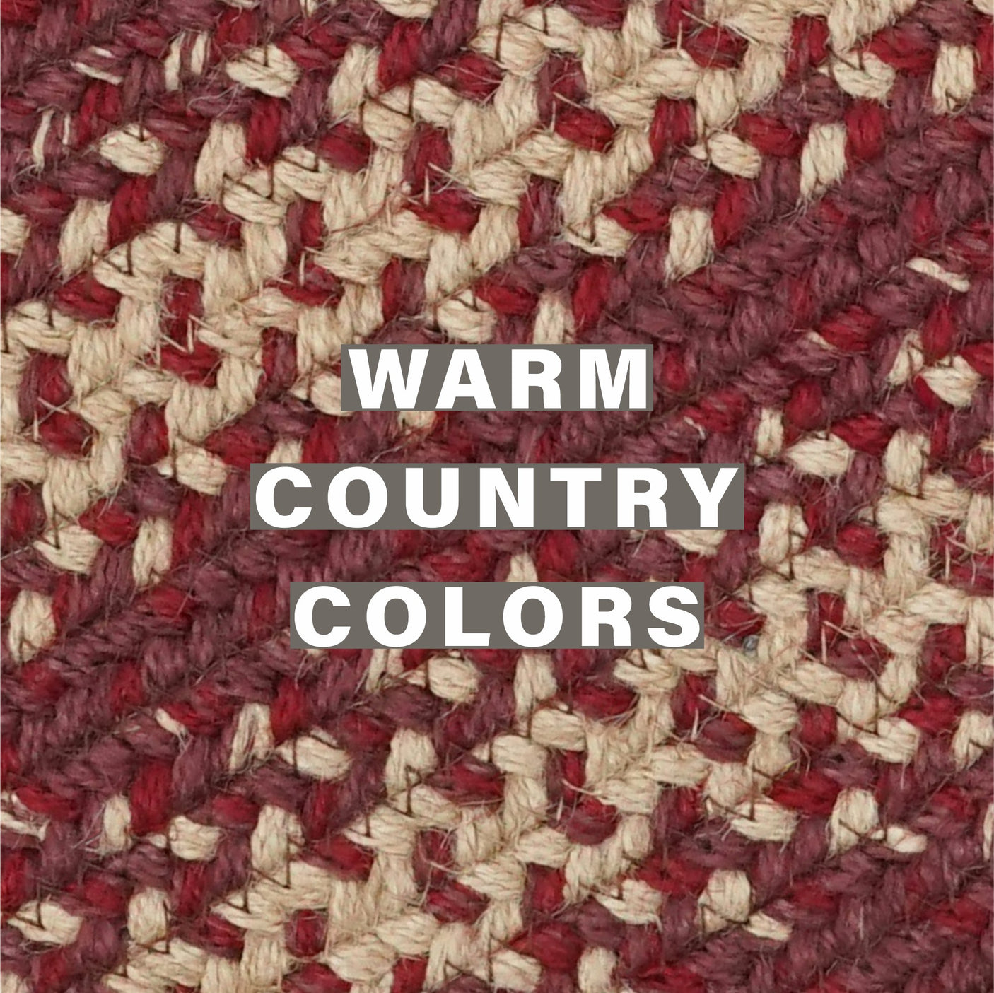 Autumn Maple Burgundy Jute Braided Accessories