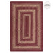 Autumn Maple Burgundy Jute Braided Rugs