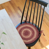 Autumn Maple Burgundy Jute Braided Accessories