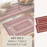 Autumn Maple Burgundy Jute Braided Accessories