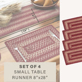 Autumn Maple Burgundy Jute Braided Accessories