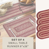 Autumn Maple Burgundy Jute Braided Accessories