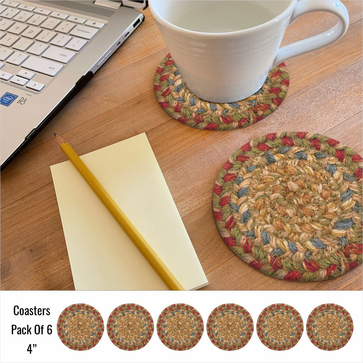 Best Multi Color Small Round Braided Accessories for Coffee