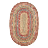 Azalea Multi Color  Jute Braided Rug Oval