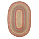 Azalea Multi Color  Jute Braided Rug Oval