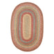 Azalea Multi Color Oval Jute Braided Rug
