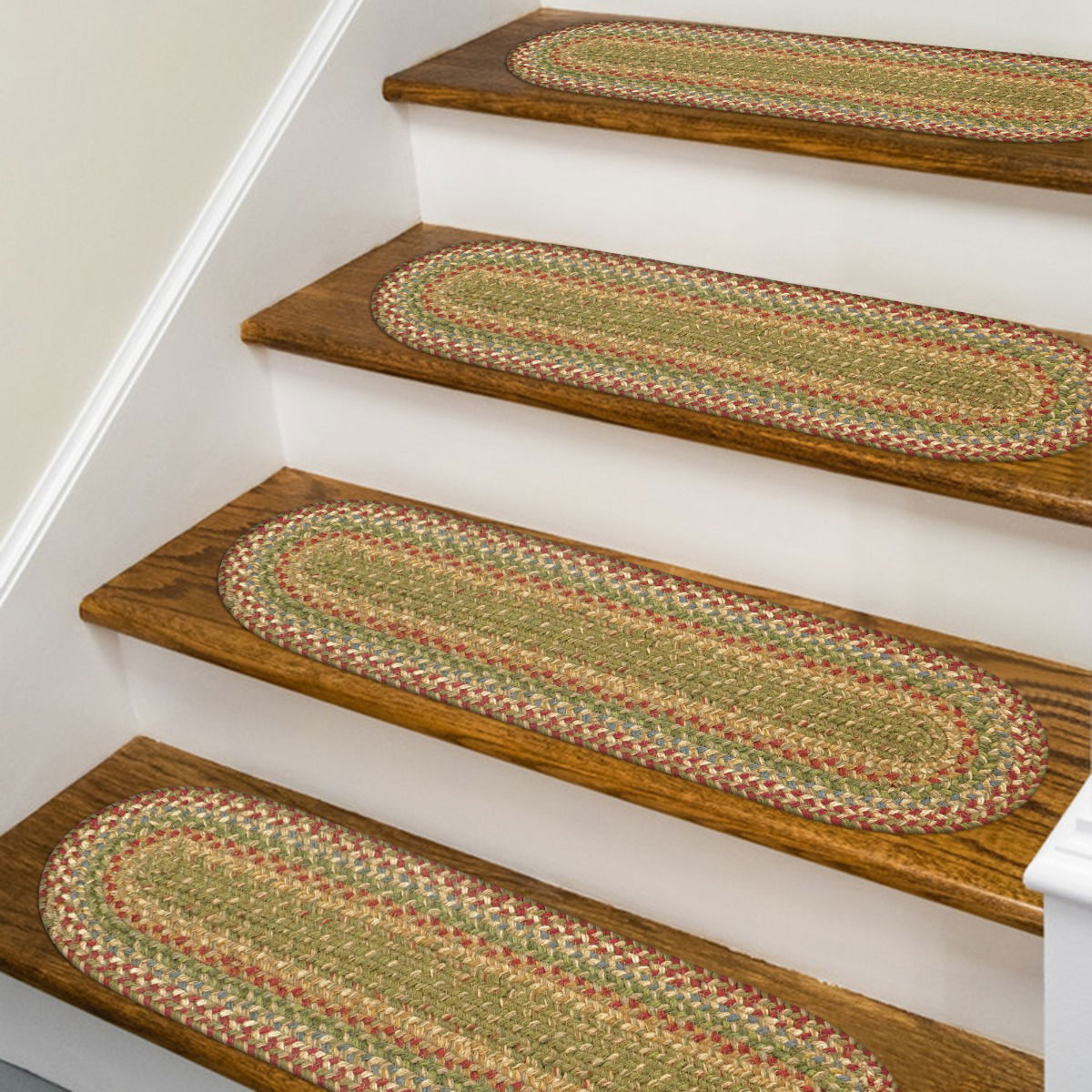 その他 FOOT STEP RUG ciatre exclusive Azalea Multi Color Jute Stair Tread – Homespice.com