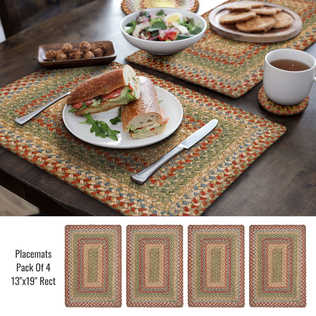 Best Multi Color Rectangular Braided Accessories for Kitchen Use