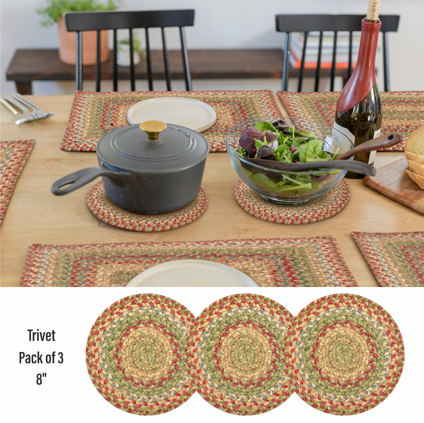 Azalea Multi Color Braided Accessories
