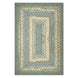 Baja Blue Cotton Braided Rectangular Rugs